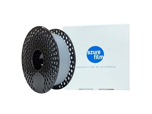 AzureFilm PLA Grå 1Kg - EU Fremstillet, Højkvalitets 3D Print