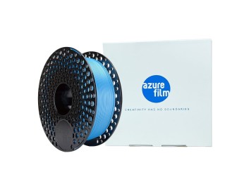 AzureFilm Silk PLA Sky Blue - Premium 3D Filament 1Kg 2