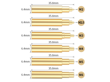 Intern Loddekolbespidssæt til Varmeindsatser | 3D-Print 2