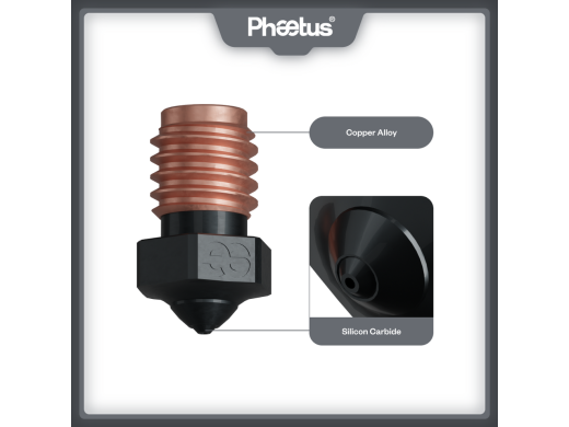 Phaetus Siliciumkarbid Dyse: Ultimativ 3D-Print Præcision