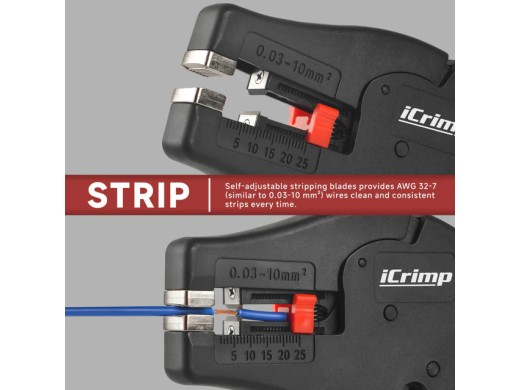 IWS-D10 Wire Stripper & Cutter – 0.03–10mm²