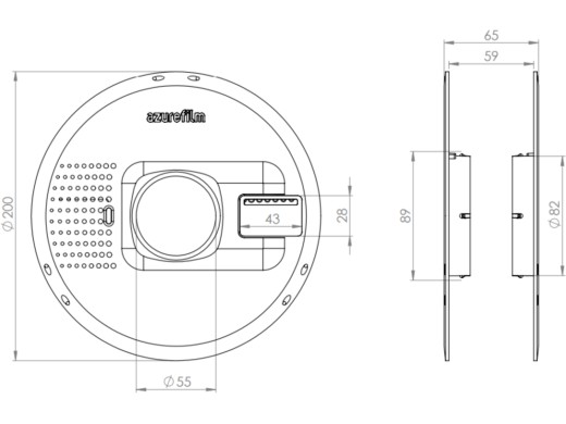 AzureFilm Master Spool (2 stk) – Genanvendelig Spole