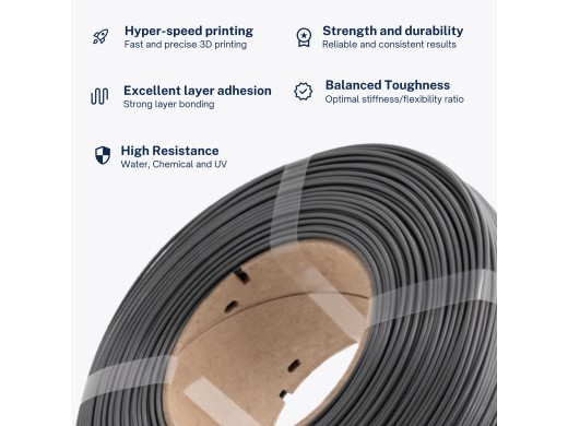 AzureFilm Refill PETG Hyper Speed Filament – Hvid